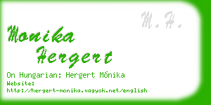 monika hergert business card