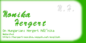 monika hergert business card